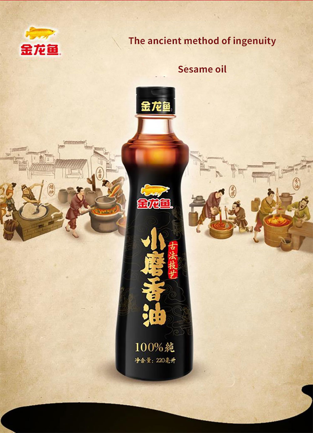 Mixed Sesame Oil, Aromatic Pressed Sesame Oil, Edible Oil