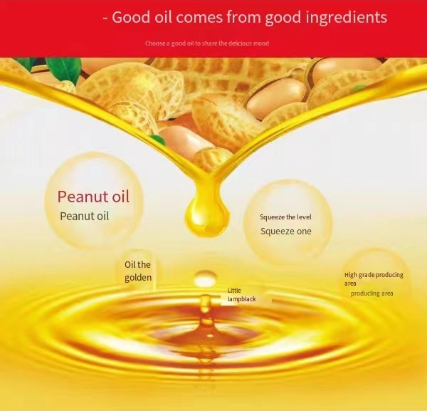 Edible Vegetable Oil Peanut Oil Golden Ratio Blended Oil High Quality